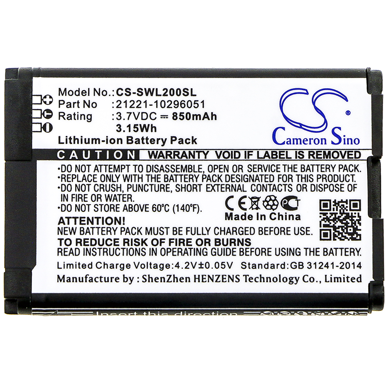 Акумулятор REXTON SGI-WL200AP, WL200AP CS-SWL200SL - Зображення 3