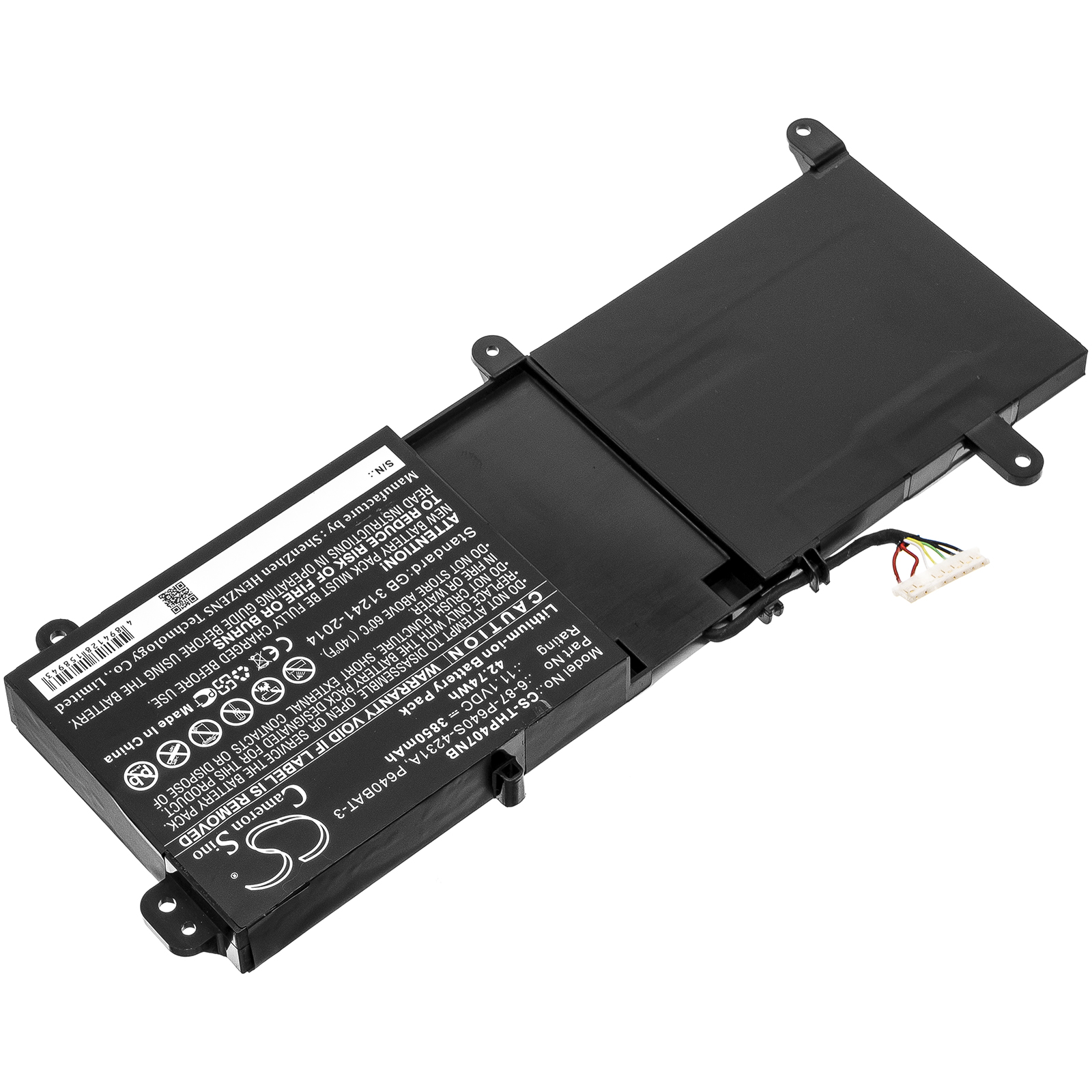 Акумулятор Schenker XMG P406, XMG P406-BWX, XMG P406-CMC, XMG P406-MCN, XMG P406-NXS, XMG P406-PHC, XMG P406-RPK, XMG P406-SHF, XMG P406-XWB, XMG P406-ZHN, XMG P407, XMG P407-DRH, XMG P407-HRW, XMG P407-JBC, XMG P407-PSD, XMG P407-QXM, XMG P407-QYN, - Зображення 2
