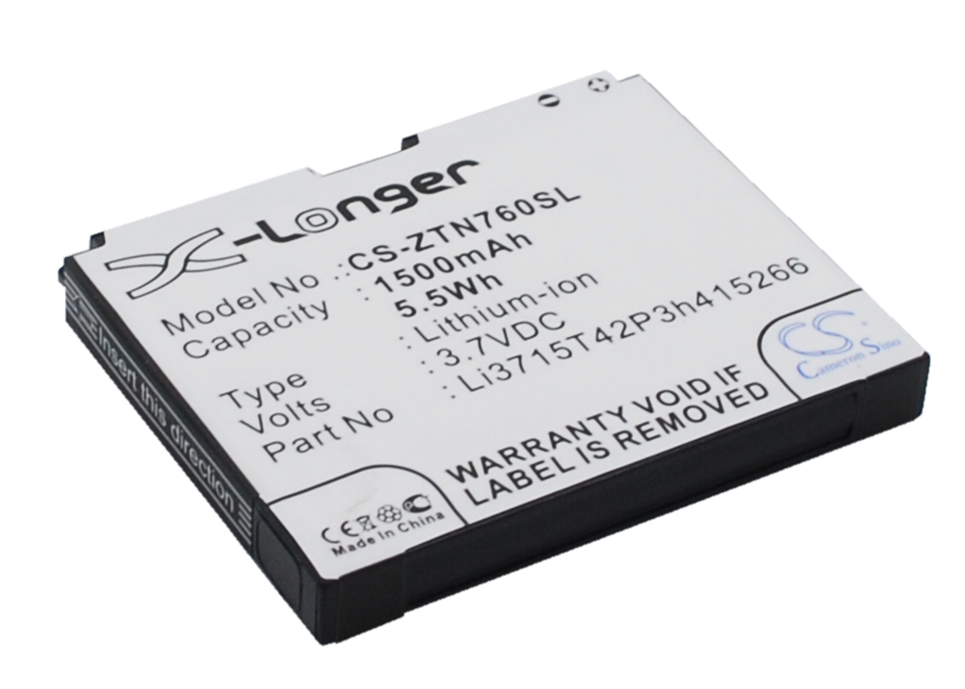 Акумулятор NET10 Valet, Z665, Z665C - Зображення 3